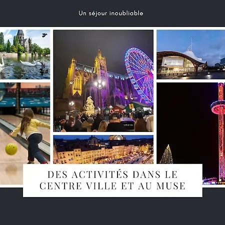 Lejlighed Lumineux Et Cosy, Avec Parking, 2 Mn Gare, 2mn Muse, 5mn Centre